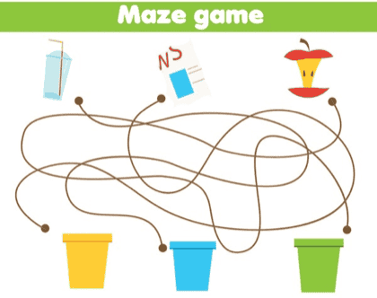 Trash Bin Maze